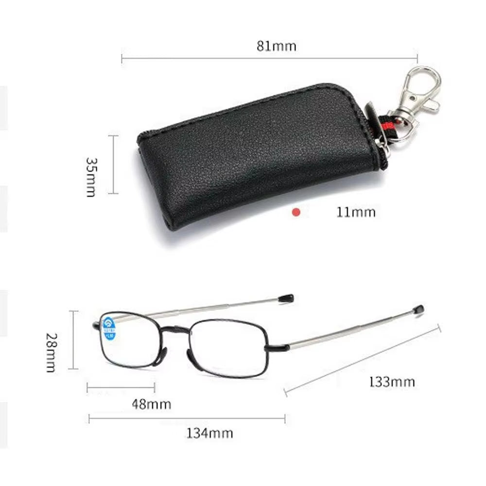 Portable Folding Reading Glasses with Case